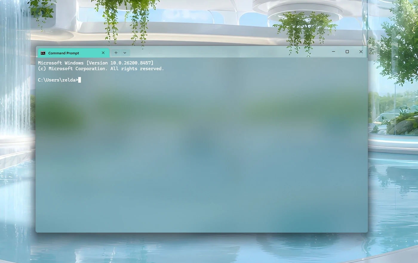 Sea Glass Command Prompt